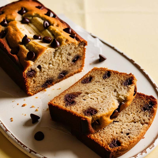 Keto Banana Bread with Sugar Free Chocolate Chips Recipe