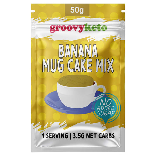 Single banana keto mug cake mix