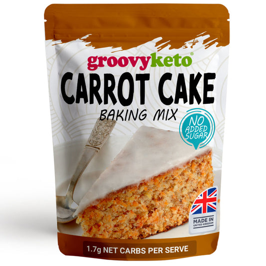 Groovy Keto Carrot Cake Mix Front packet