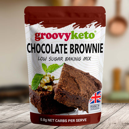 Groovy Keto Chocolate Brownie Mix Front Packaging