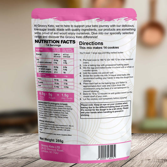 Back of cookie packet