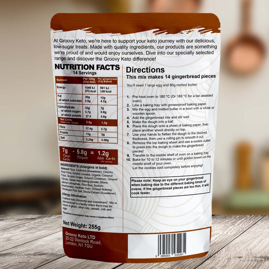 back of gingerbread keto mi