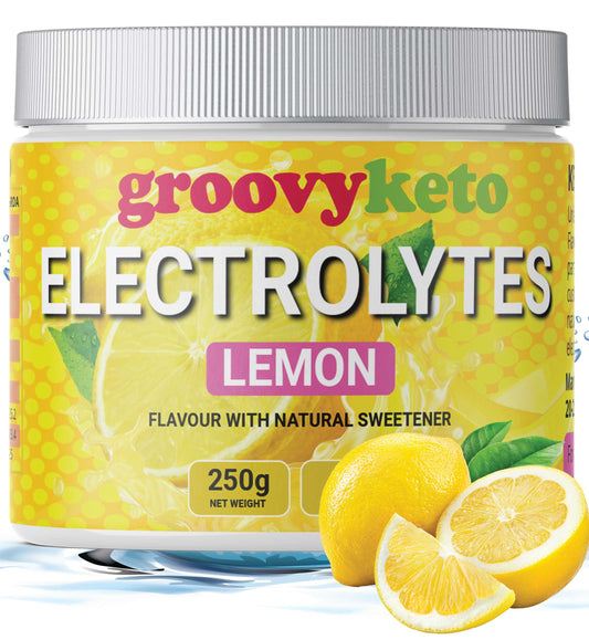 Keto Electrolytes Powder – Lemon Flavour by Groovy Keto