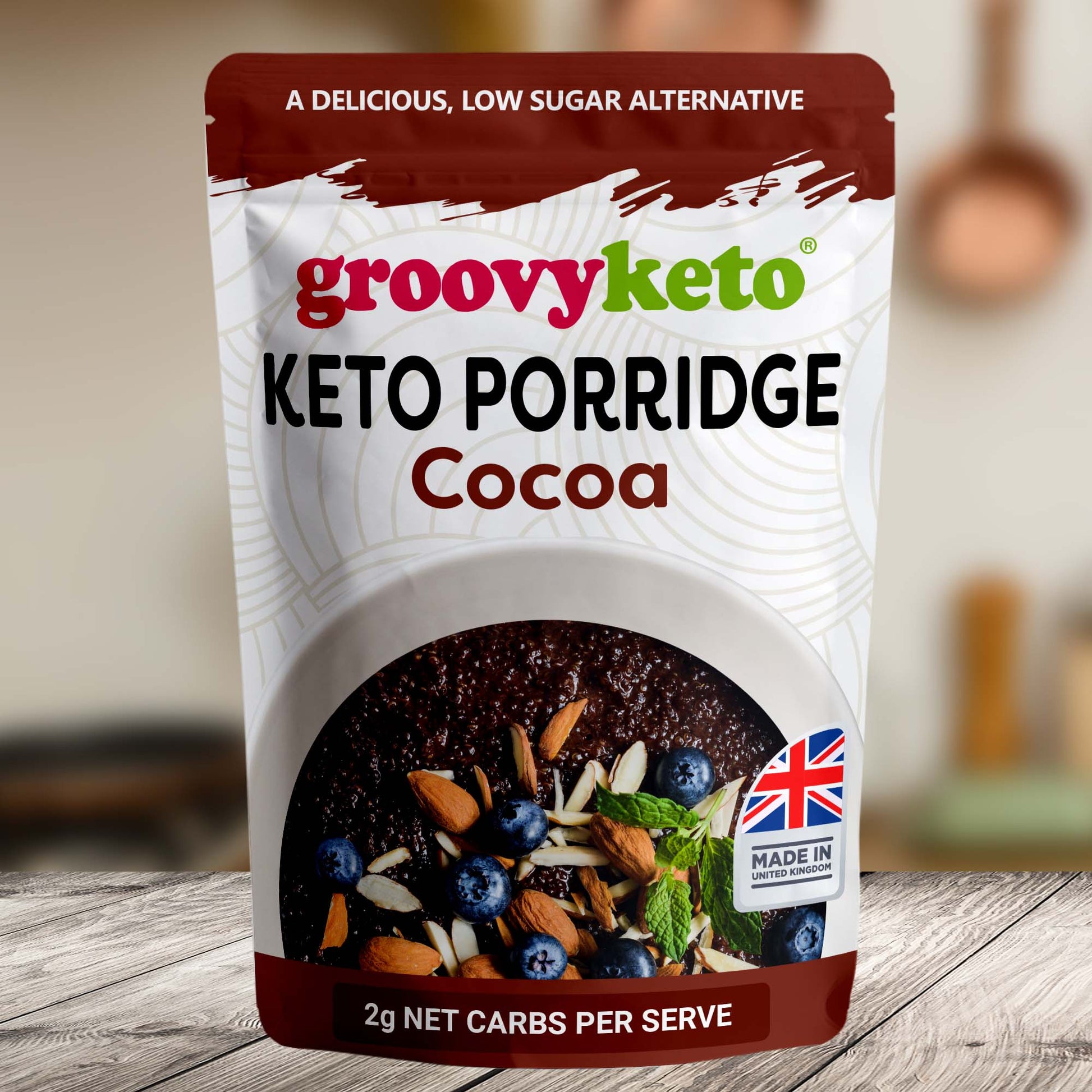 Keto Cocoa Porridge low carb and keto friendly