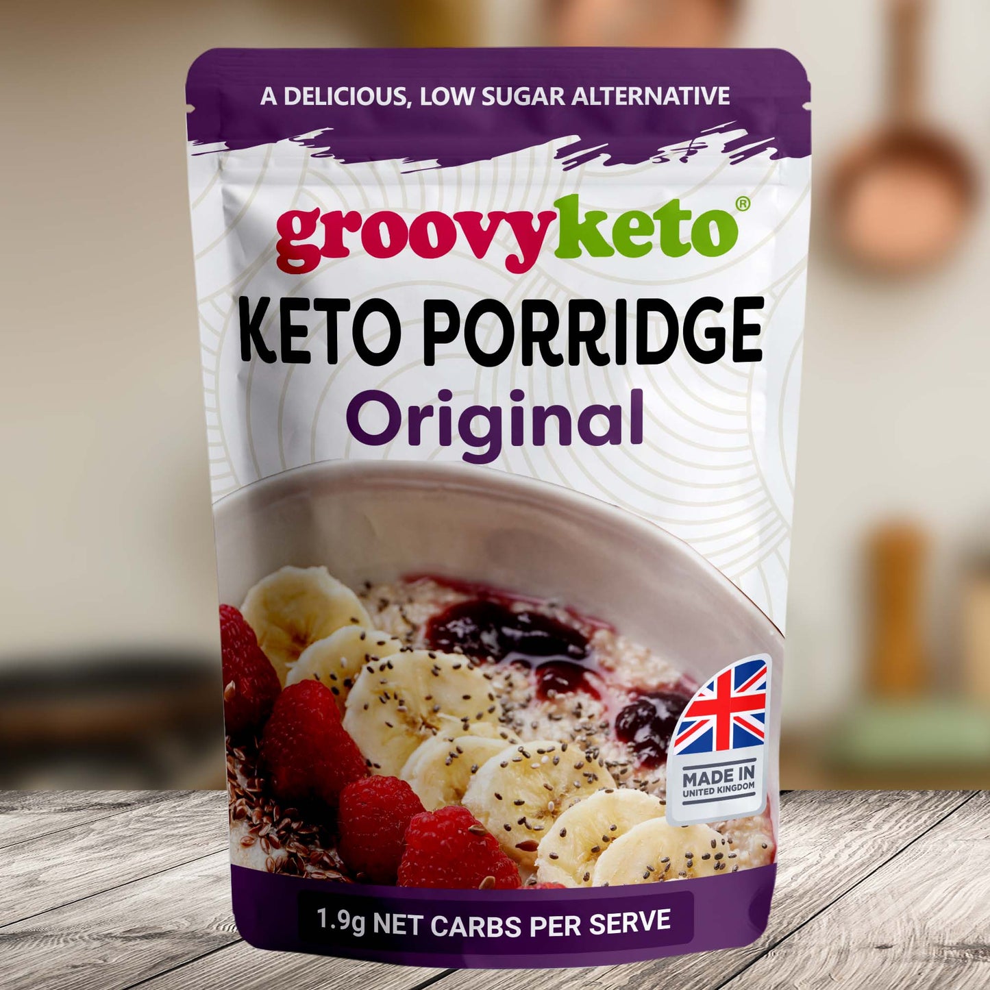 Groovy Keto Original Porridge – Low Carb Keto Breakfast UK