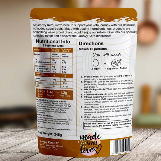 Back of salted blondie pouch