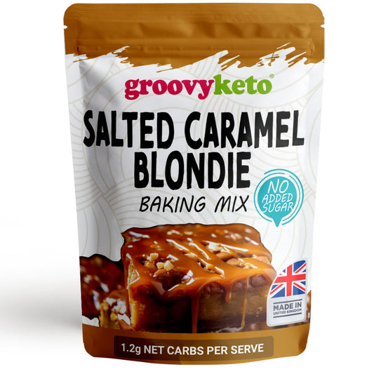 Salted caramel keto blondie mix