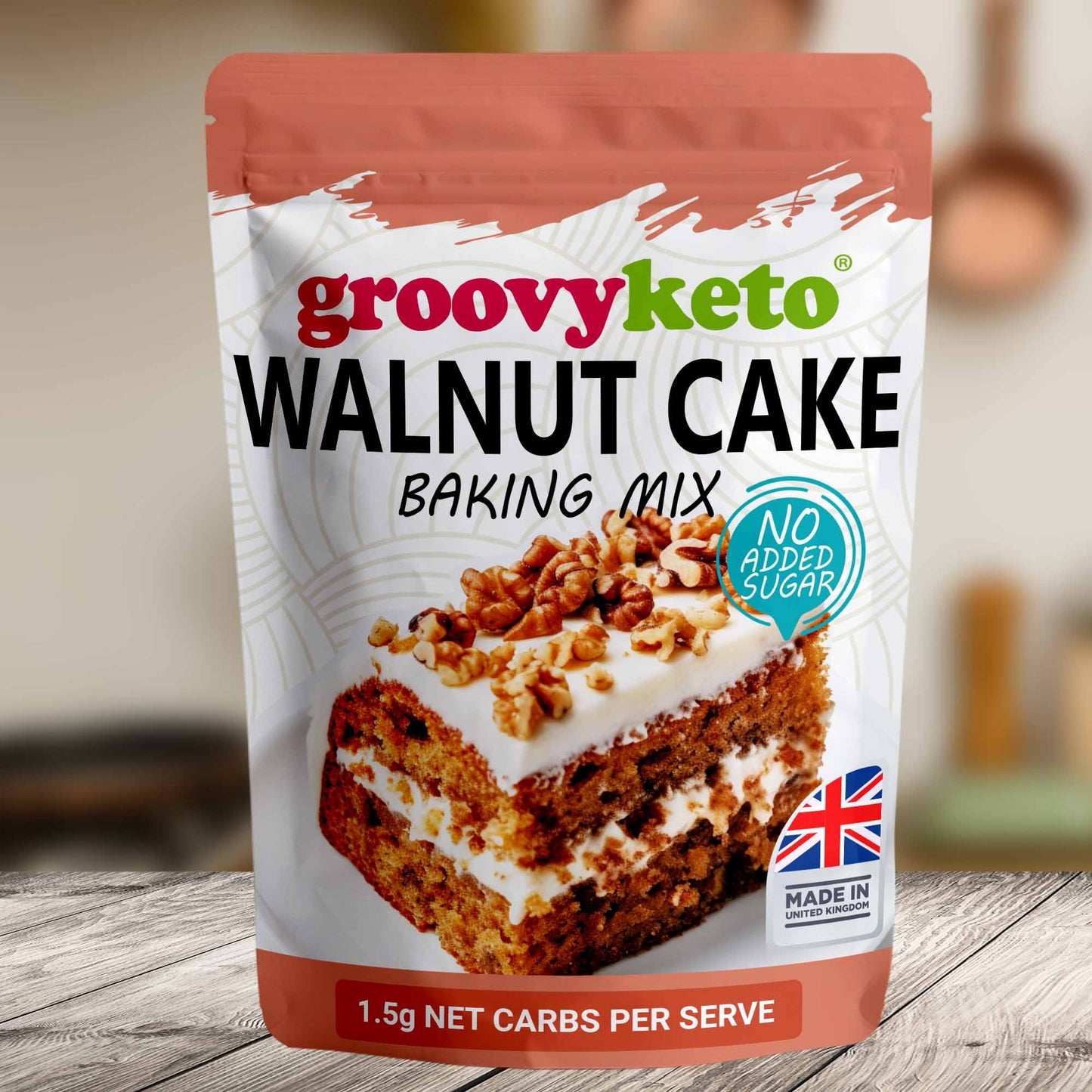 Groovy Keto Walnut Cake Mix