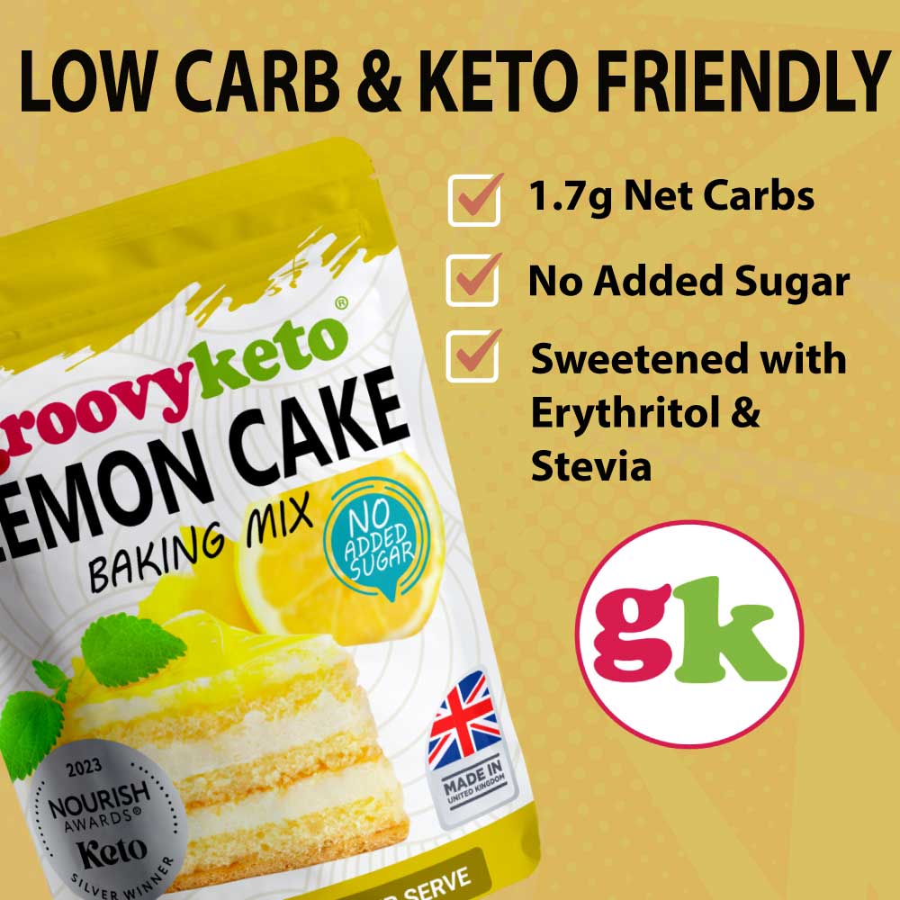 1.7g net carbs per lemon cake portion