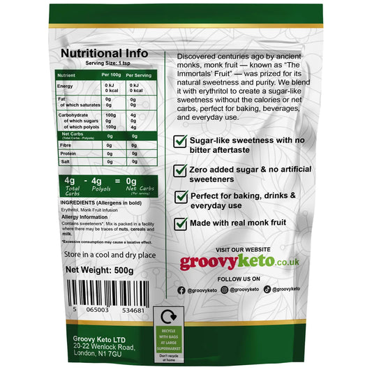 Monk Fruit Decoction & Erythritol Sweetener