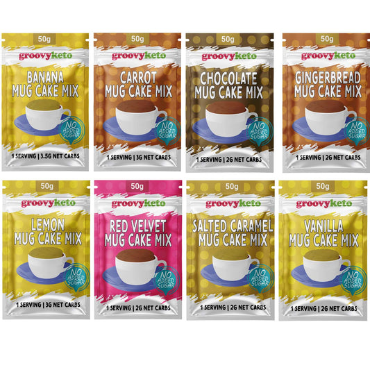 Keto mug cake variety pack