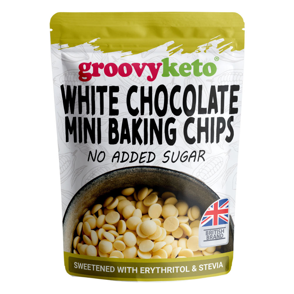 Keto White Chocolate Chips Front