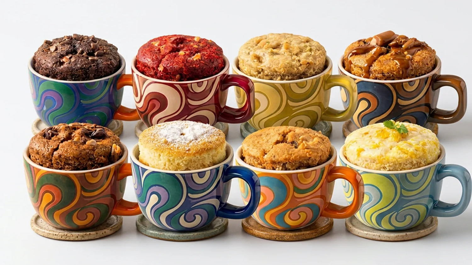 Keto Mug Cake mixes. Low in carbs.