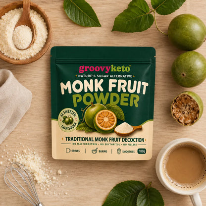 Monk Fruit Decoction Powder – Traditional Decoction, No Erythritol (100g)