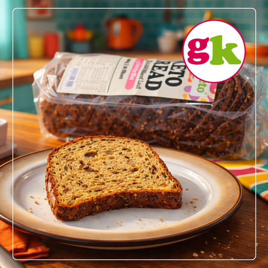 Low Carb Keto Bread Sliced Loaf - 400g - 2.3g per Slice