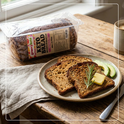Low Carb Keto Bread Sliced Loaf - 400g - 2.3g per Slice