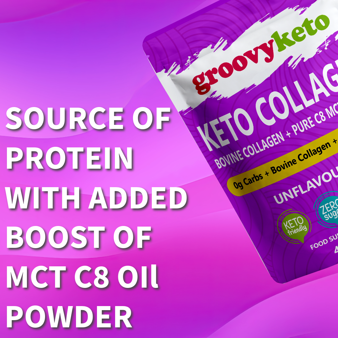 Groovy Keto 'Keto Collagen' Collagen Powder (Bovine) with MCT C8