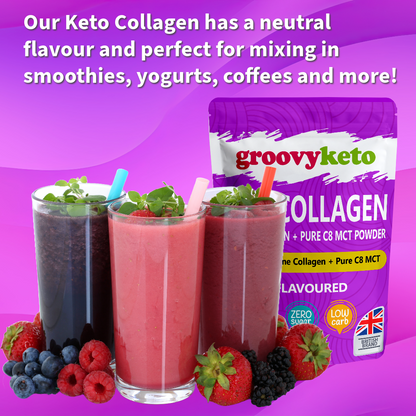 Groovy Keto 'Keto Collagen' Collagen Powder (Bovine) with MCT C8