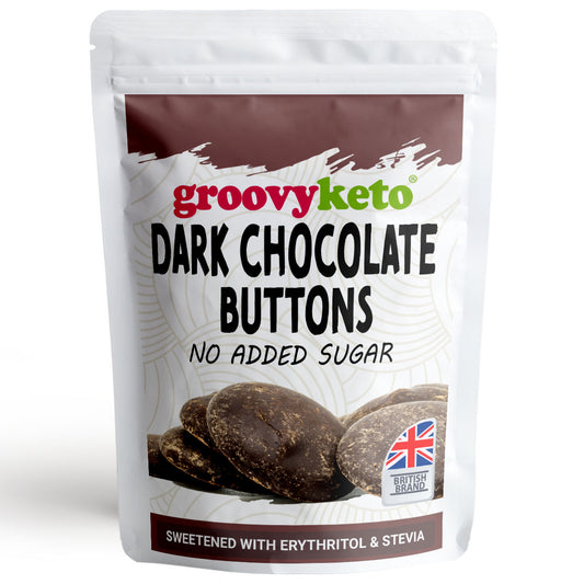 Groovy Keto Dark Chocolate Buttons Keto Baking & Snacking Chocolate