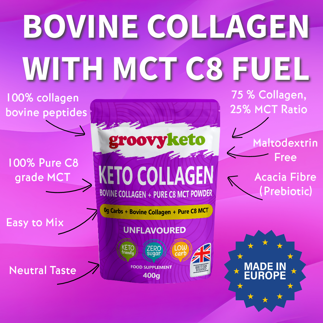 Groovy Keto 'Keto Collagen' Collagen Powder (Bovine) with MCT C8