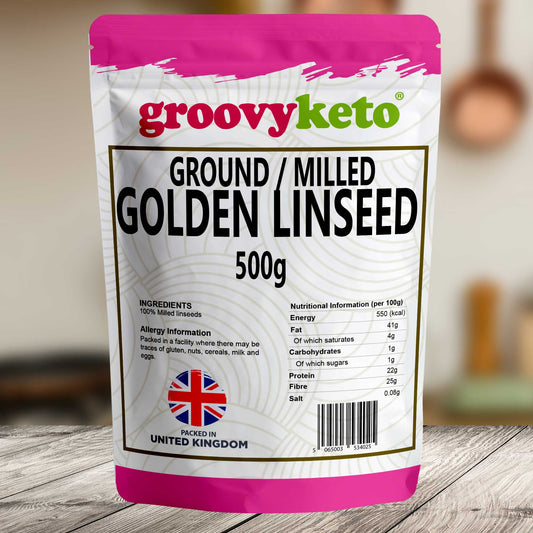 Groovy Keto Golden Milled Flaxseed / Linseed