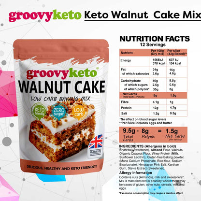 Groovy Keto Walnut Cake Mix