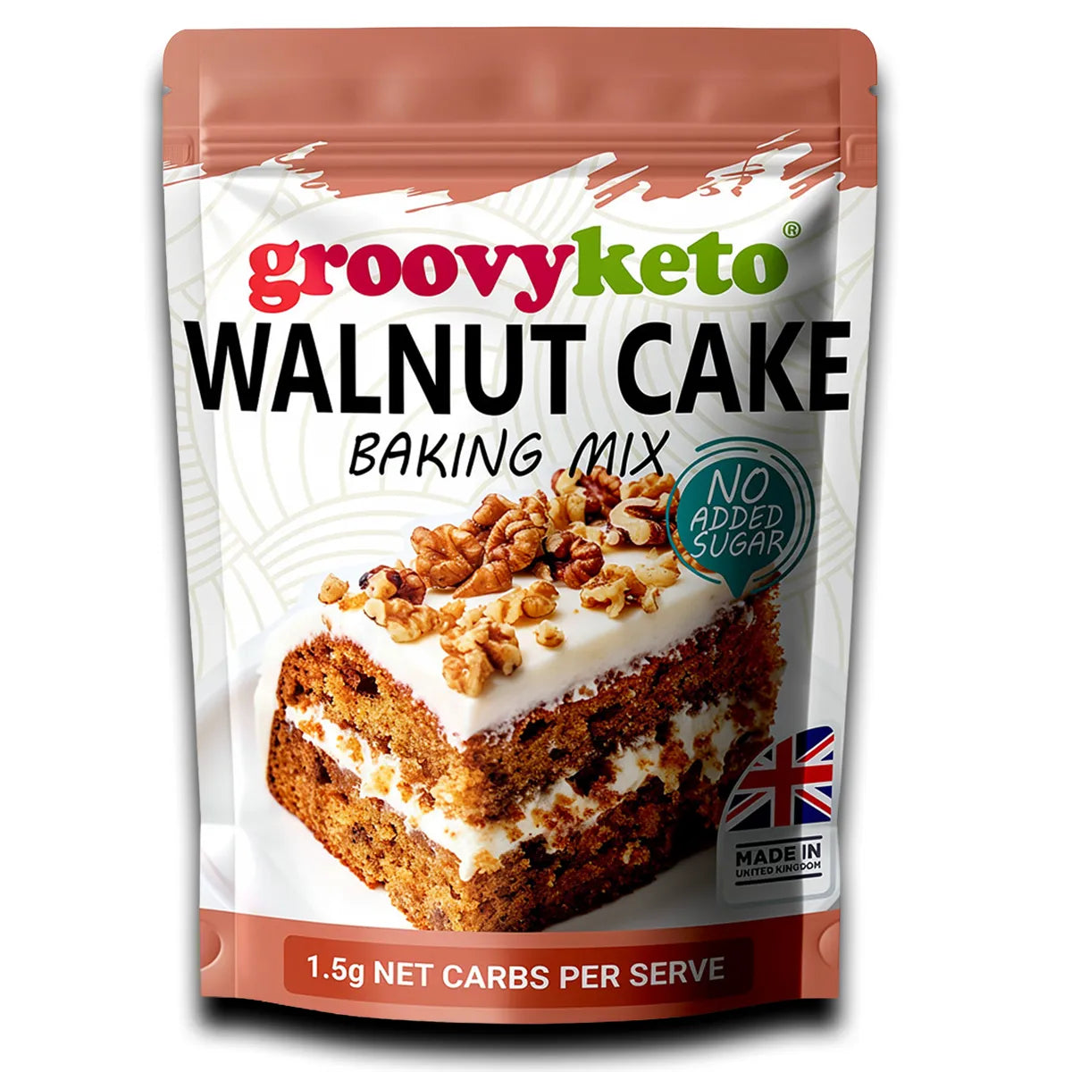 Keto Walnut Cake Front of packet