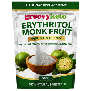 Groovy Keto Monk Fruit Decoction and Erythritol Sweetener pouch