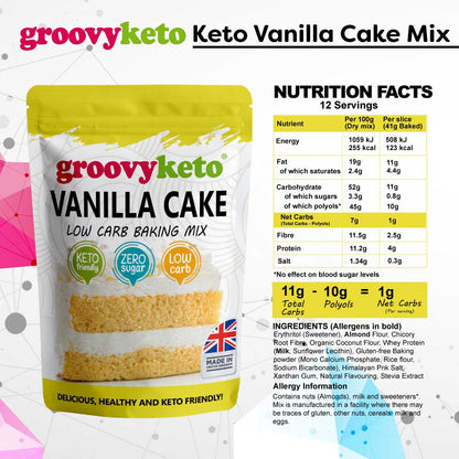 Groovy Keto Vanilla Cake Mix