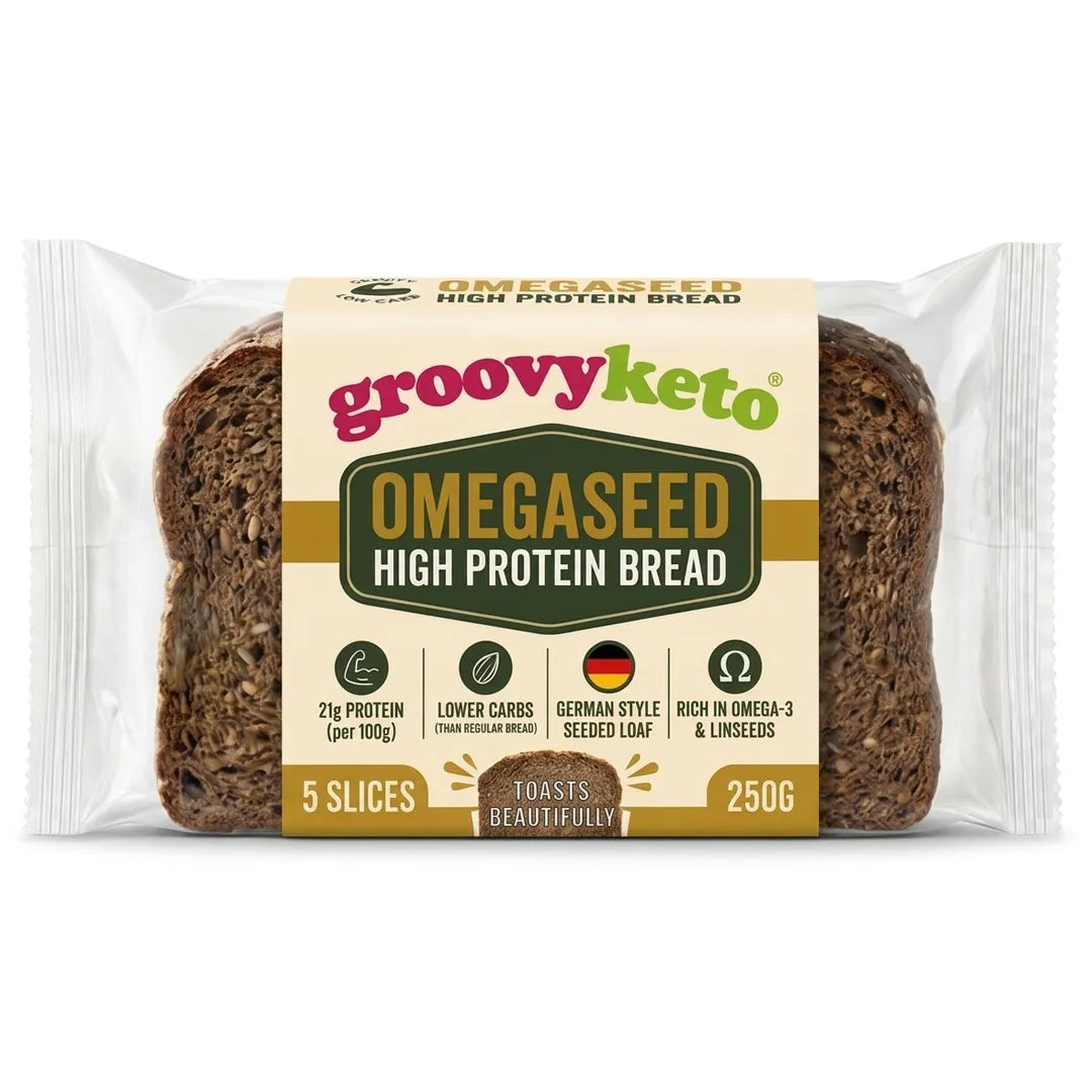 German-Style High Protein Bread - 250g - 10.6g Protein Per Slice - 5 Slices