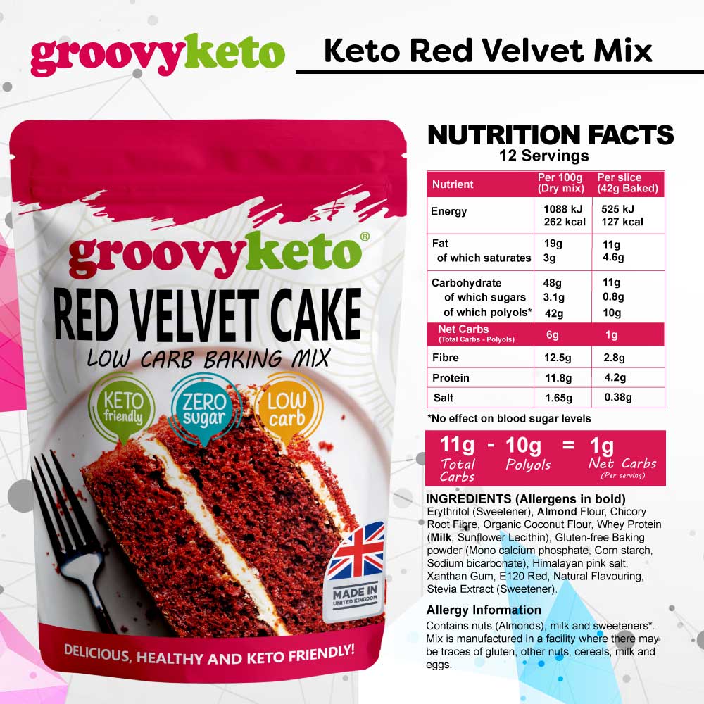 Groovy Keto Red Velvet Cake Mix